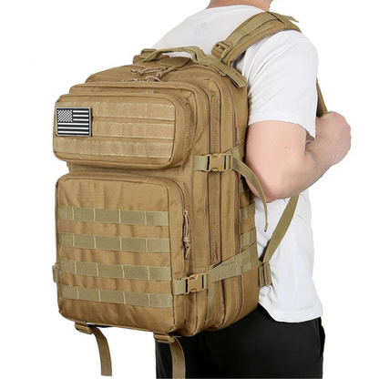 Sac à dos de voyage militaire - Sac tactique - Sac de randonnée - Grande capacité 45L - Delta