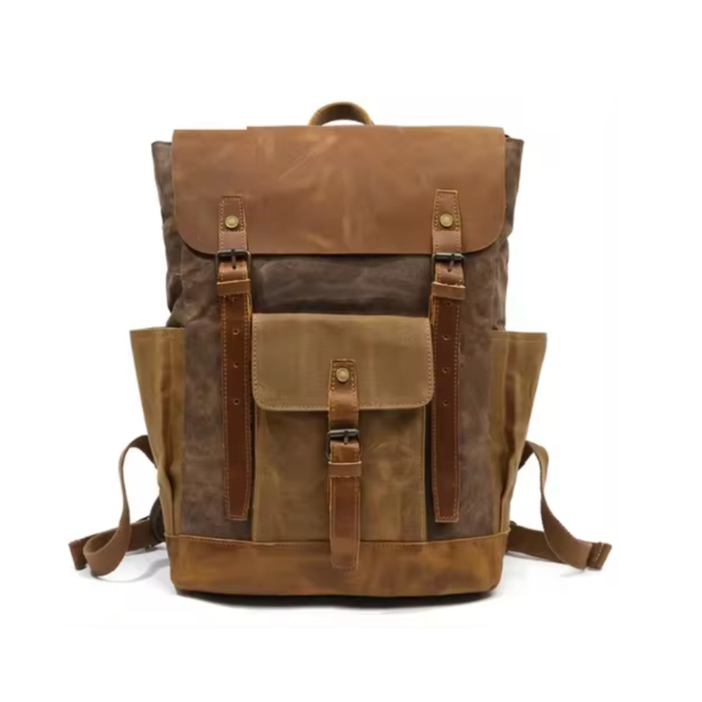 Sac à dos de voyage - en toile cirée pour homme &amp; femme - conception &amp; design premium - Winfield