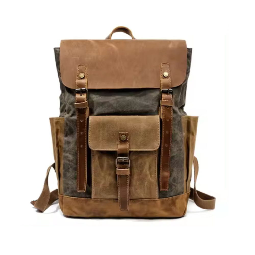 Sac à dos de voyage - en toile cirée pour homme &amp; femme - conception &amp; design premium - Winfield