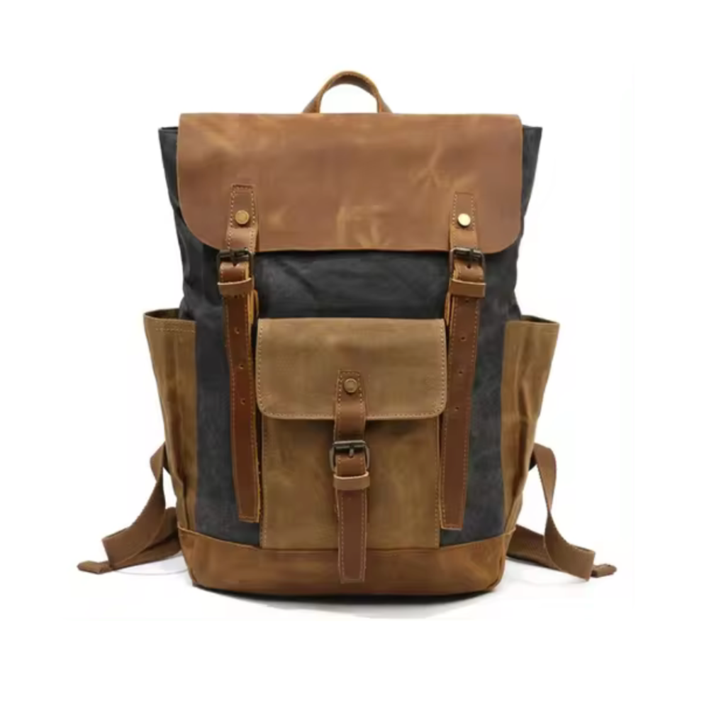 Sac à dos de voyage - en toile cirée pour homme &amp; femme - conception &amp; design premium - Winfield