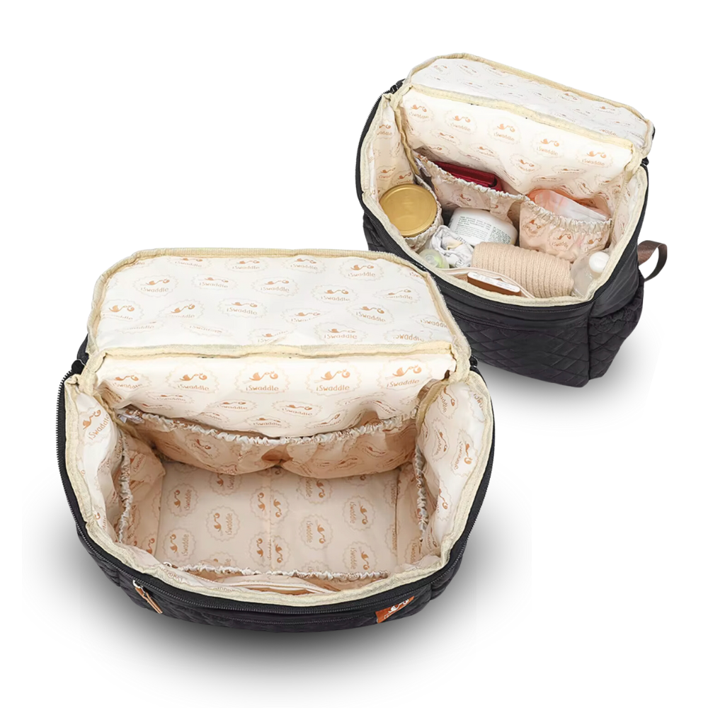 Sac à dos de voyage à langer - tissu imperméable matelassé - grande capacité - Snyggu