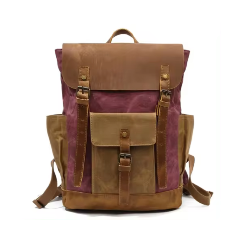 Sac à dos de voyage - en toile cirée pour homme &amp; femme - conception &amp; design premium - Winfield