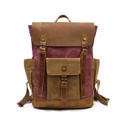 Sac à dos de voyage - en toile cirée pour homme &amp; femme - conception &amp; design premium - Winfield