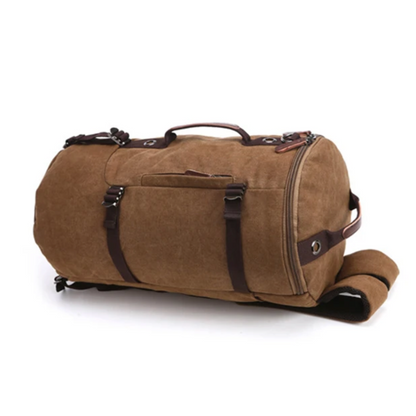 Sac à dos de voyage - en toile pour homme &amp; femme - convertible bandoulière - Stan