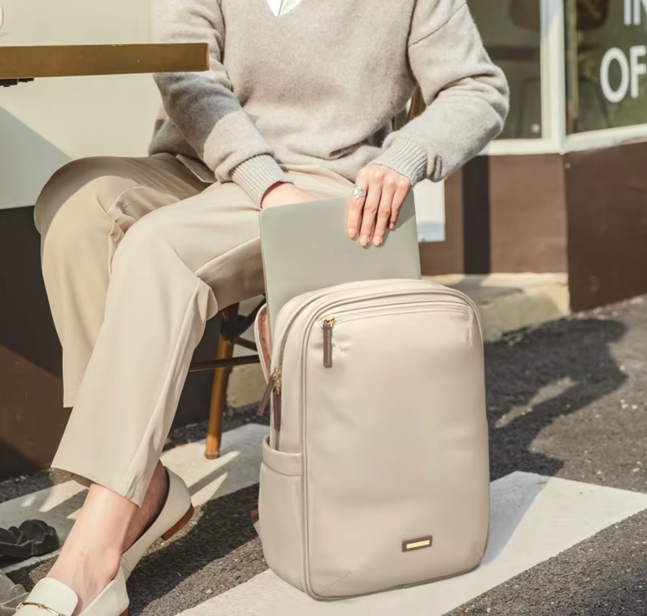 Sac à dos de voyage pour femme - Chic &amp; polyvalent - Nobilis